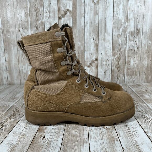 Belleville Goretex waterproof combat boot desert Tan Mens 6.5 Womens 8‎ wide - Picture 1 of 8